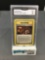 GMA Graded 1999 Pokemon Fossil 1st Edition #62 MYSTERIOUS FOSSIL Trading Card - MINT 9