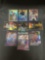 9 Card Lot of REFRACTORS & PRIZMS from Huge Collection with Stars & Rookie Cards