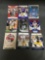 9 Card Lot of Football ROOKIE Cards and Prospects - NEWER YEARS - with Stars from Huge Collection