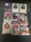 9 Card Lot of Football ROOKIE Cards and Prospects - NEWER YEARS - with Stars from Huge Collection