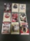 9 Card Lot of Football ROOKIE Cards and Prospects - NEWER YEARS - with Stars from Huge Collection