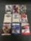 9 Card Lot of Football ROOKIE Cards and Prospects - NEWER YEARS - with Stars from Huge Collection