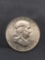 1957-D United States Franklin Silver Half Dollar - 90% Silver Coin