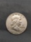 1954 United States Franklin Silver Half Dollar - 90% Silver Coin