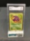 GMA Graded 1999 Pokemon Fossil #46 EKANS Trading Card - MINT 9