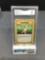 GMA Graded 1999 Pokemon Fossil #61 RECYCLE Trading Card - MINT 9