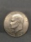 1976 United States Eisenhower Bicentennial Commemorative Dollar Coin from Estate