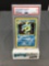 PSA Graded 2000 Pokemon Base 2 Set #7 GYARADOS Holofoil Rare Trading Card - NM 7