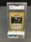 GMA Graded 1999 Pokemon Fossil #60 GAMBLER Trading Card - MINT 9