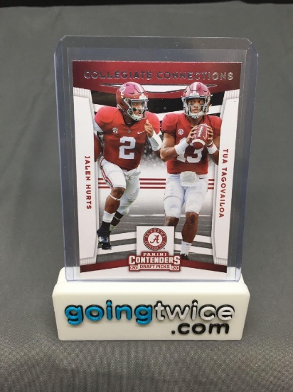 2020 Panini Contenders Collegiate Connections TUA TAGOVAILOA ROOKIE Football Card