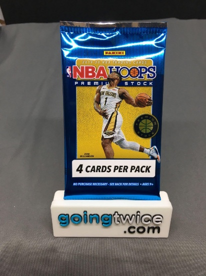 Factory Sealed 2019-20 NBA Hoops Premium Stock 4 Card Pack - Red Prizms?