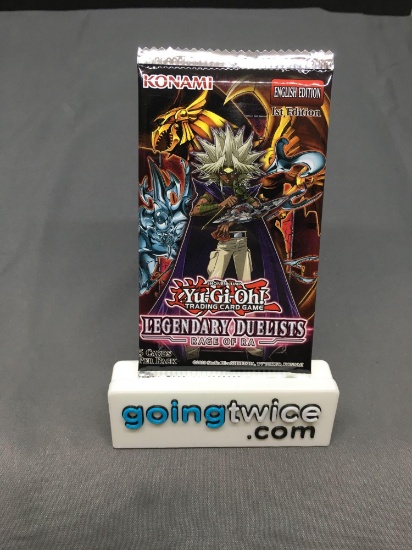Factory Sealed Yugioh LEGENDARY DUELISTS RAGE OF RA English 1st Edition 5 Card Booster Pack
