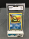 GMA Graded 1999 Pokemon Fossil 1st Edition #52 OMANYTE Trading Card - MINT 9