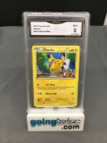 GMA Graded 2015 Pokemon Roaring Skies #20 PIKACHU Trading Card - MINT 9