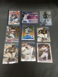 9 Card Lot of Baseball ROOKIE Cards and Prospects - NEWER YEARS - with Stars from Huge Collection