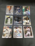 9 Card Lot of Baseball ROOKIE Cards and Prospects - NEWER YEARS - with Stars from Huge Collection