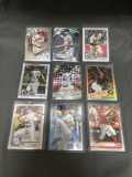 9 Card Lot of Baseball ROOKIE Cards and Prospects - NEWER YEARS - with Stars from Huge Collection