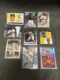 9 Card Lot of Baseball ROOKIE Cards and Prospects - NEWER YEARS - with Stars from Huge Collection