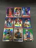 9 Card Lot of REFRACTORS and PRIZMS with Stars and Rookies from Huge Collection