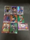 9 Card Lot of REFRACTORS and PRIZMS with Stars and Rookies from Huge Collection