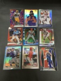 9 Card Lot of REFRACTORS and PRIZMS with Stars and Rookies from Huge Collection