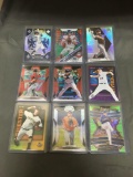 9 Card Lot of REFRACTORS & PRIZMS from Huge Collection with Stars & Rookie Cards