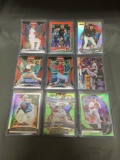 9 Card Lot of REFRACTORS & PRIZMS from Huge Collection with Stars & Rookie Cards