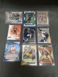 9 Card Lot of Football ROOKIE Cards and Prospects - NEWER YEARS - with Stars from Huge Collection