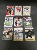 9 Card Lot of Football ROOKIE Cards and Prospects - NEWER YEARS - with Stars from Huge Collection