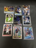 9 Card Lot of Baseball ROOKIE Cards and Prospects - NEWER YEARS - with Stars from Huge Collection