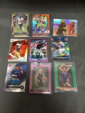 9 Card Lot of REFRACTORS and PRIZMS with Stars and Rookies from Huge Collection