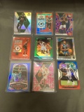 9 Card Lot of REFRACTORS and PRIZMS with Stars and Rookies from Huge Collection