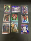 9 Card Lot of REFRACTORS and PRIZMS with Stars and Rookies from Huge Collection