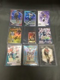 9 Card Lot of SERIAL NUMBERED Sports Cards with Stars and Rookies from Huge Collection