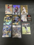 9 Card Lot of SERIAL NUMBERED Sports Cards with Stars and Rookies from Huge Collection