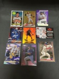 9 Card Lot of SERIAL NUMBERED Sports Cards with Stars and Rookies from Huge Collection