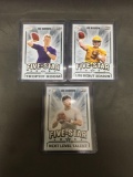 3 Card Lot of 2020 Sage Hit Five Star JOE BURROW Bengals ROOKIE Football Cards