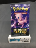 Factory Sealed Pokemon HIDDEN FATES 10 Card Booster Pack - Hard to Get!