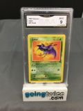 GMA Graded 1999 Pokemon Fossil #57 ZUBAT Trading Card - MINT 9