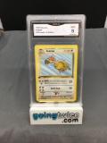 GMA Graded 1999 Pokemon Jungle 1st Edition #36 FEAROW Trading Card - MINT 9