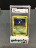 GMA Graded 1999 Pokemon Jungle 1st Edition #58 ODDISH Trading Card - MINT 9