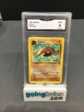 GMA Graded 1999 Pokemon Jungle 1st Edition #50 KABUTO Trading Card - MINT 9