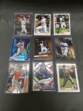 9 Card Lot of Baseball ROOKIE Cards and Prospects - NEWER YEARS - with Stars from Huge Collection