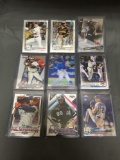 9 Card Lot of Baseball ROOKIE Cards and Prospects - NEWER YEARS - with Stars from Huge Collection