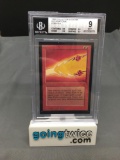 BGS Graded Magic the Gathering Beta Int'l Collectors Edition FORK Trading Card - MINT 9