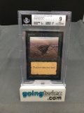 BGS Graded Magic the Gathering Beta Int'l Collectors Edition SINKHOLE Card - MINT 9