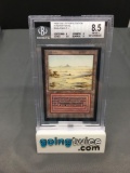 BGS Graded Magic the Gathering Beta Int'l Collectors Edition BADLANDS Dual Land Card - NM-MT+ 8.5