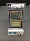 BGS Graded Magic the Gathering Beta Int'l Collectors Edition BAYOU Dual Land Card - MINT 9