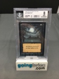BGS Graded Magic the Gathering Beta Int'l Collectors Edition BAD MOON Card - NM-MT 8