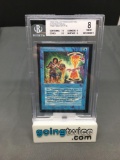 BGS Graded Magic the Gathering Beta Int'l Collectors Edition TIMETWISTER Card - NM-MT 8